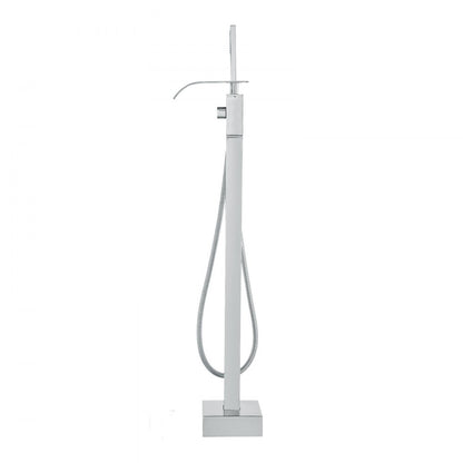2732 - Luxurious Freestanding Bathtub Faucet with Handheld Shower, Brass & Stainless Steel
