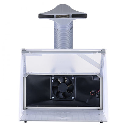 HS-E420DCLK - VEVOR Portable Airbrush Spray Booth with LED Lights 5.6ft Exhaust