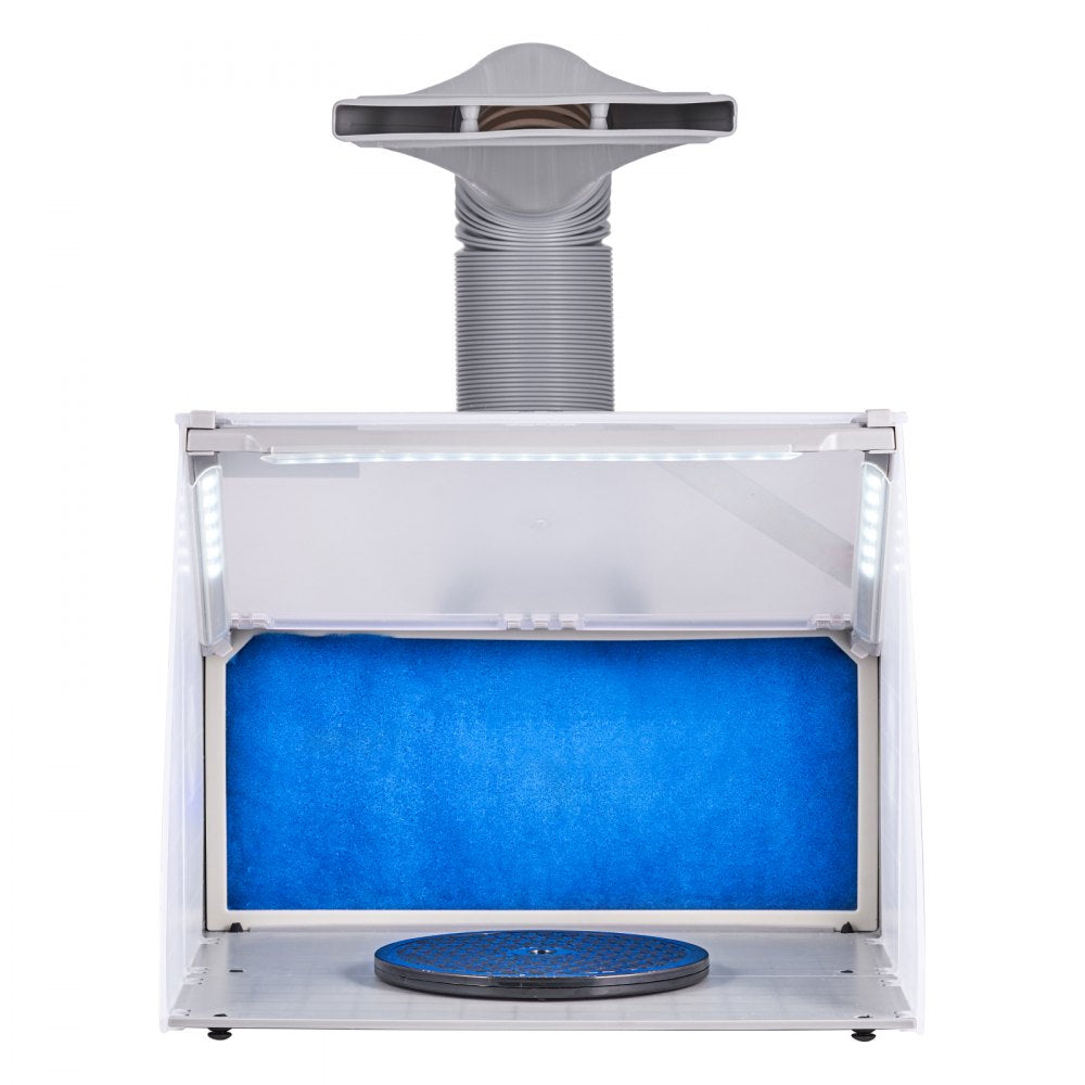 HS-E420DCLK - VEVOR Portable Airbrush Spray Booth with LED Lights 5.6ft Exhaust