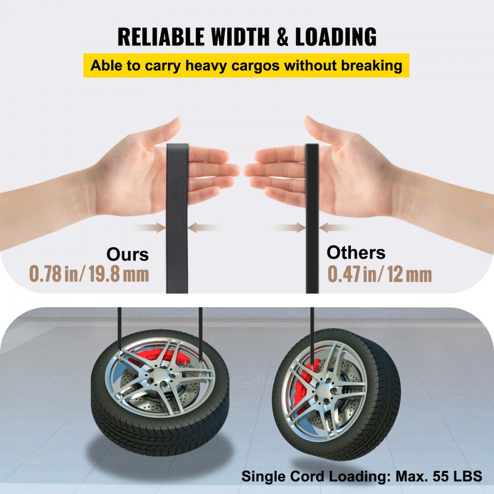 010563478082 - Durable 41" Bungee Cords, Weather-Proof, 53-Pack for Outdoor Use