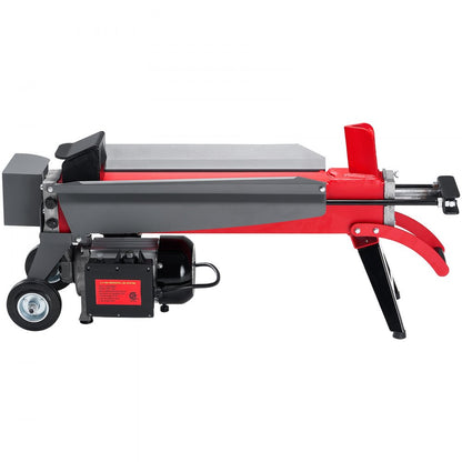 YP5225 - 6.5T Electric Log Splitter with Dual-Hand Controls and 5.7" Wheels