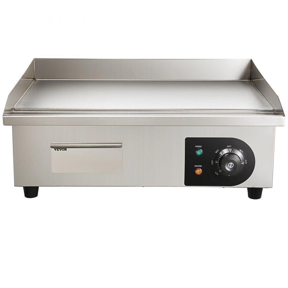 EG-818US - 21" Stainless Steel Electric Griddle with Adjustable Temperature