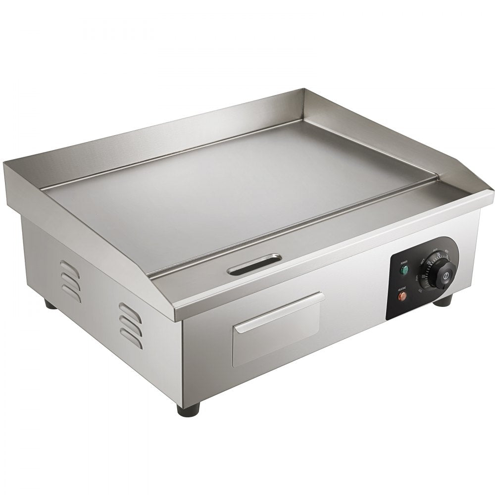 EG-818US - 21" Stainless Steel Electric Griddle with Adjustable Temperature