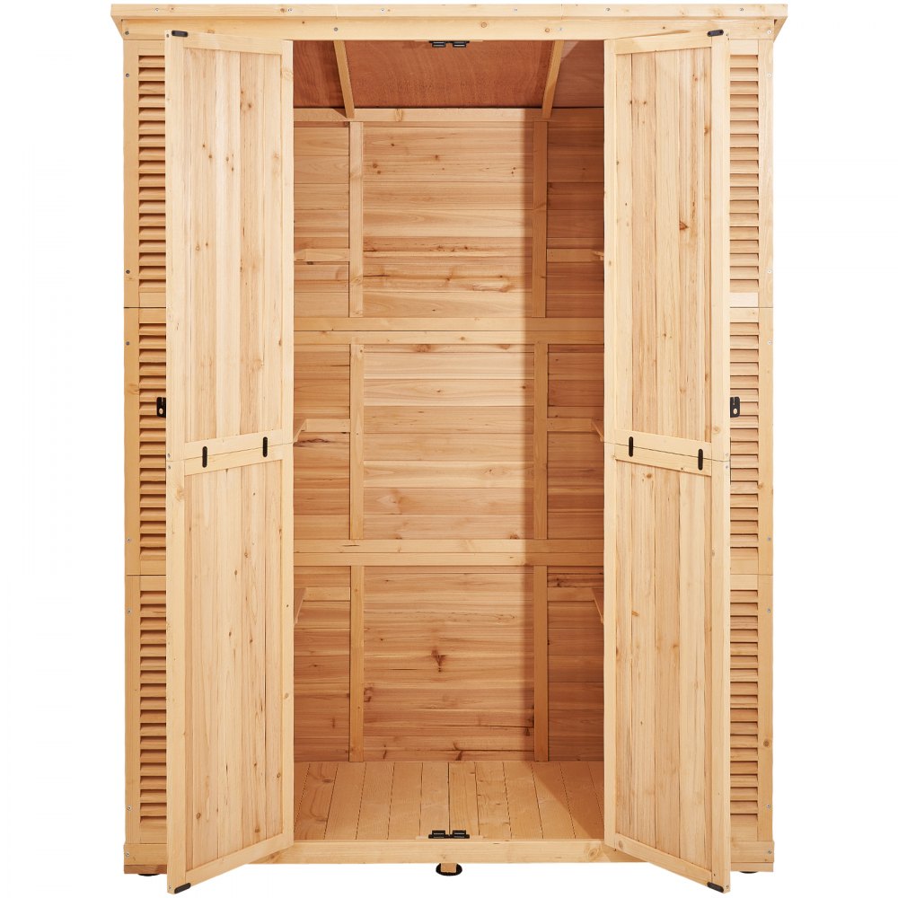 TY-OP2419 - Large Waterproof Wooden Shed for Organized Tool Storage