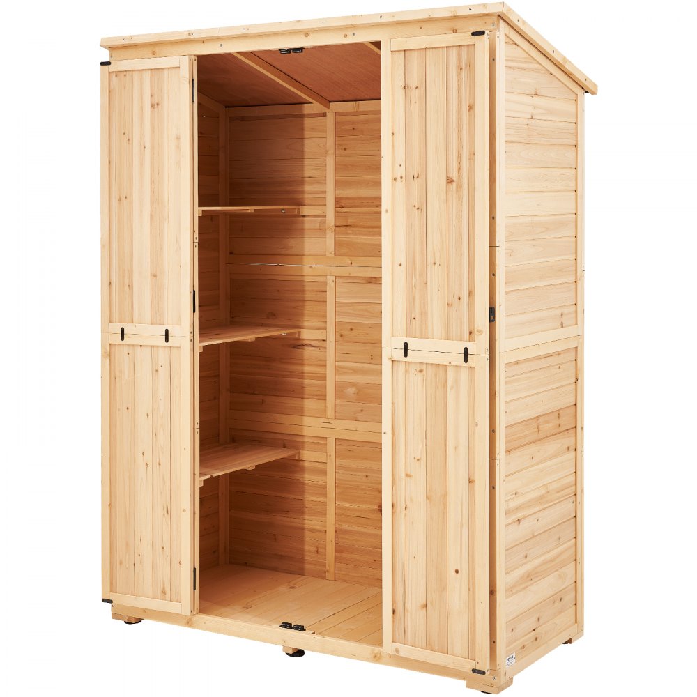TY-OP2419 - Large Waterproof Wooden Shed for Organized Tool Storage