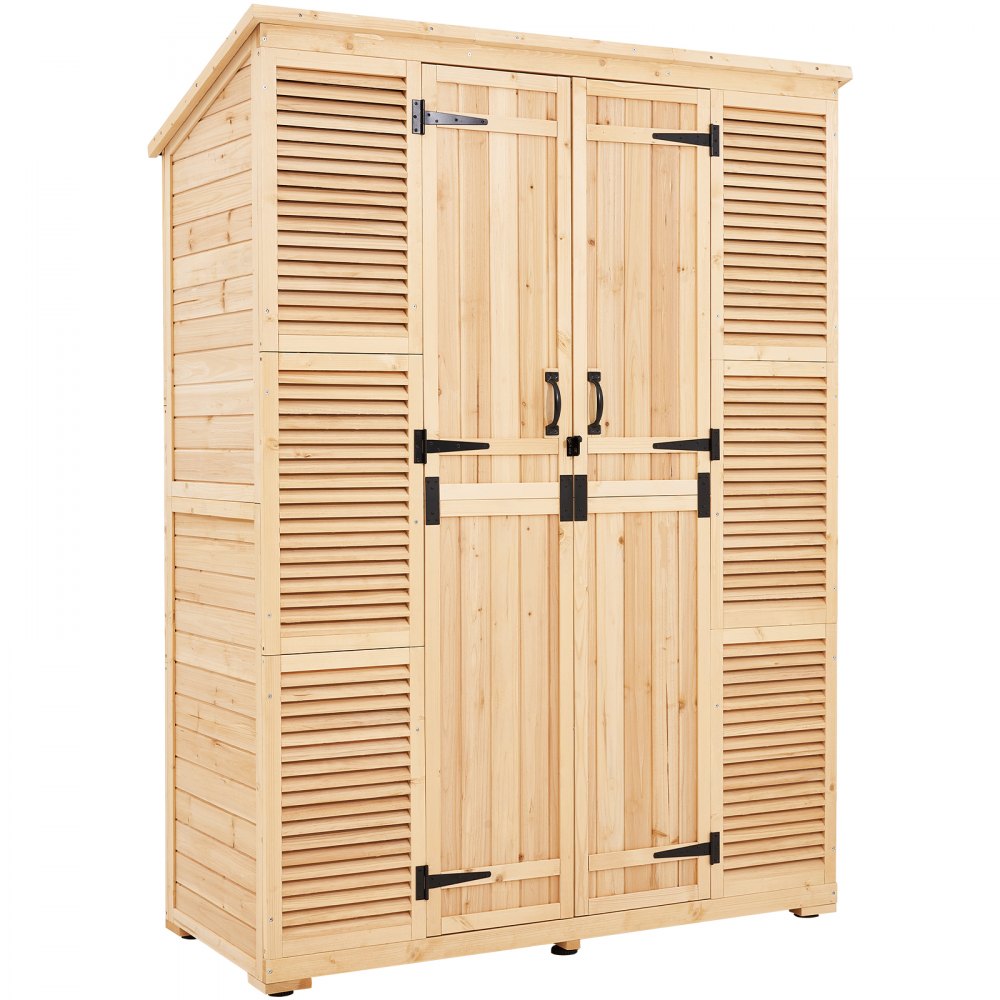 TY-OP2419 - Large Waterproof Wooden Shed for Organized Tool Storage