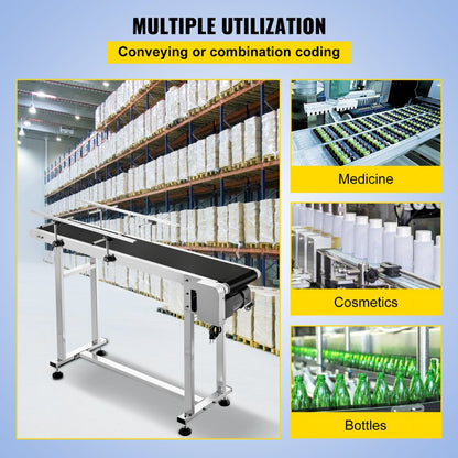 010756710227 - Durable Stainless Steel Belt Conveyor for Efficient Operations