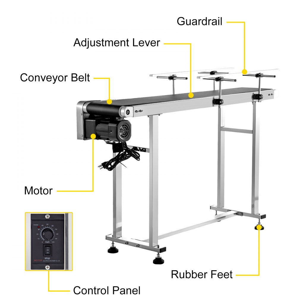 010756710227 - Durable Stainless Steel Belt Conveyor for Efficient Operations