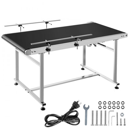 010686970198 - Stainless Steel Belt Conveyor for High-Efficiency Two-Way Transport