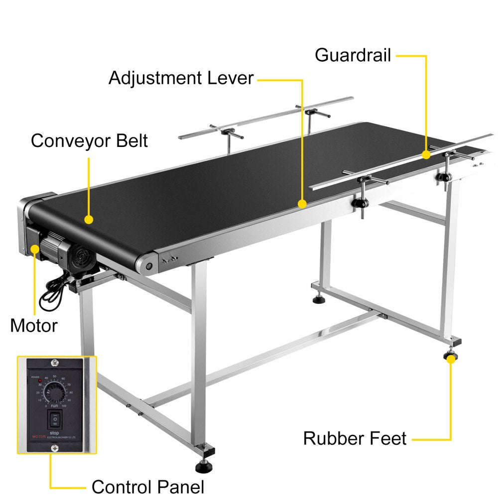 010686970198 - Stainless Steel Belt Conveyor for High-Efficiency Two-Way Transport