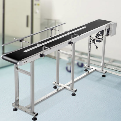 010829199622 - 71-Inch Stainless Steel Belt Conveyor with 60W Motor