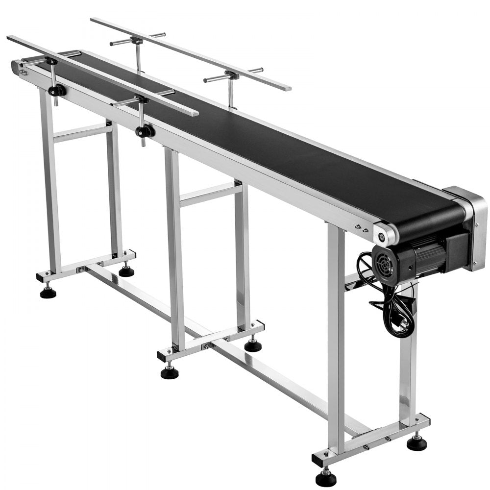 010829199622 - 71-Inch Stainless Steel Belt Conveyor with 60W Motor