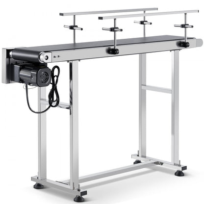 MS12020 - 47" VEVOR Stainless Steel Adjustable Speed Conveyor for Versatile Applications