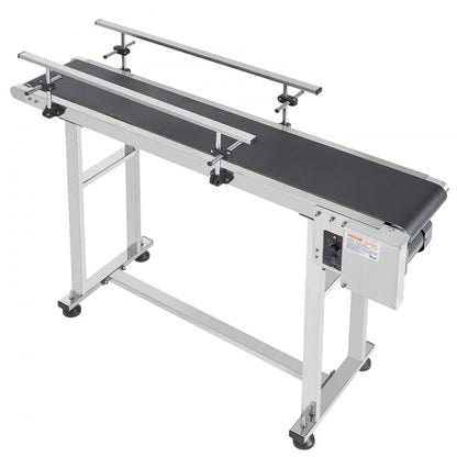 MS12020 - 47" VEVOR Stainless Steel Adjustable Speed Conveyor for Versatile Applications