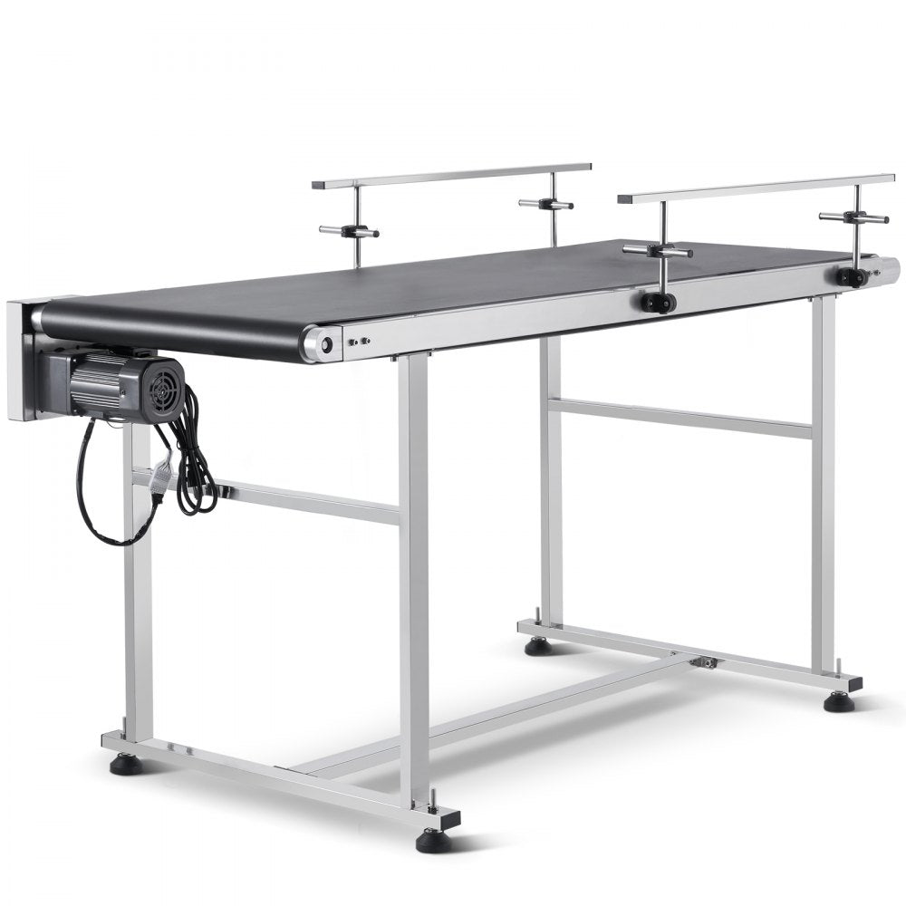 MS15060 - 59x23.6" Heavy-Duty Stainless Steel Conveyor with Adjustable Speeds