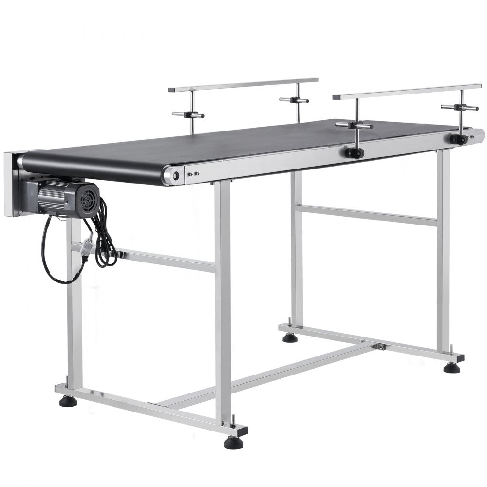 MS15060 - 59x23.6" Heavy-Duty Stainless Steel Conveyor with Adjustable Speeds