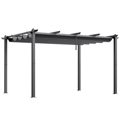 JDG-098-34DGR - 10'x13' Heavy-Duty Pergola with UV50+ Canopy