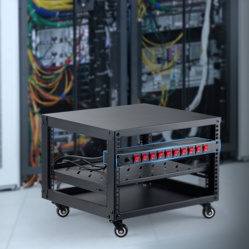 BAYU-PJ10 - 1U 10-Outlet Rack Mount Power Distribution Unit