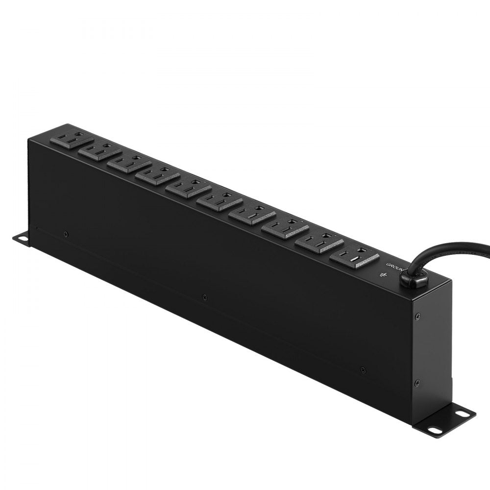 BAYU-PJ10 - 1U 10-Outlet Rack Mount Power Distribution Unit