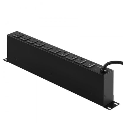 BAYU-PJ10 - 1U 10-Outlet Rack Mount Power Distribution Unit
