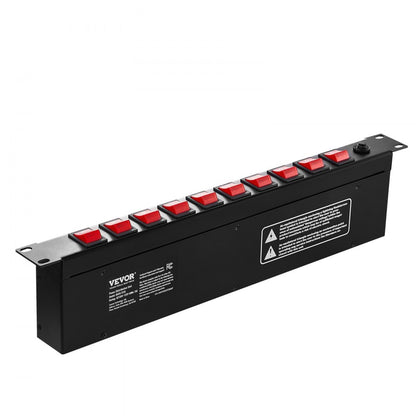 BAYU-PJ10 - 1U 10-Outlet Rack Mount Power Distribution Unit