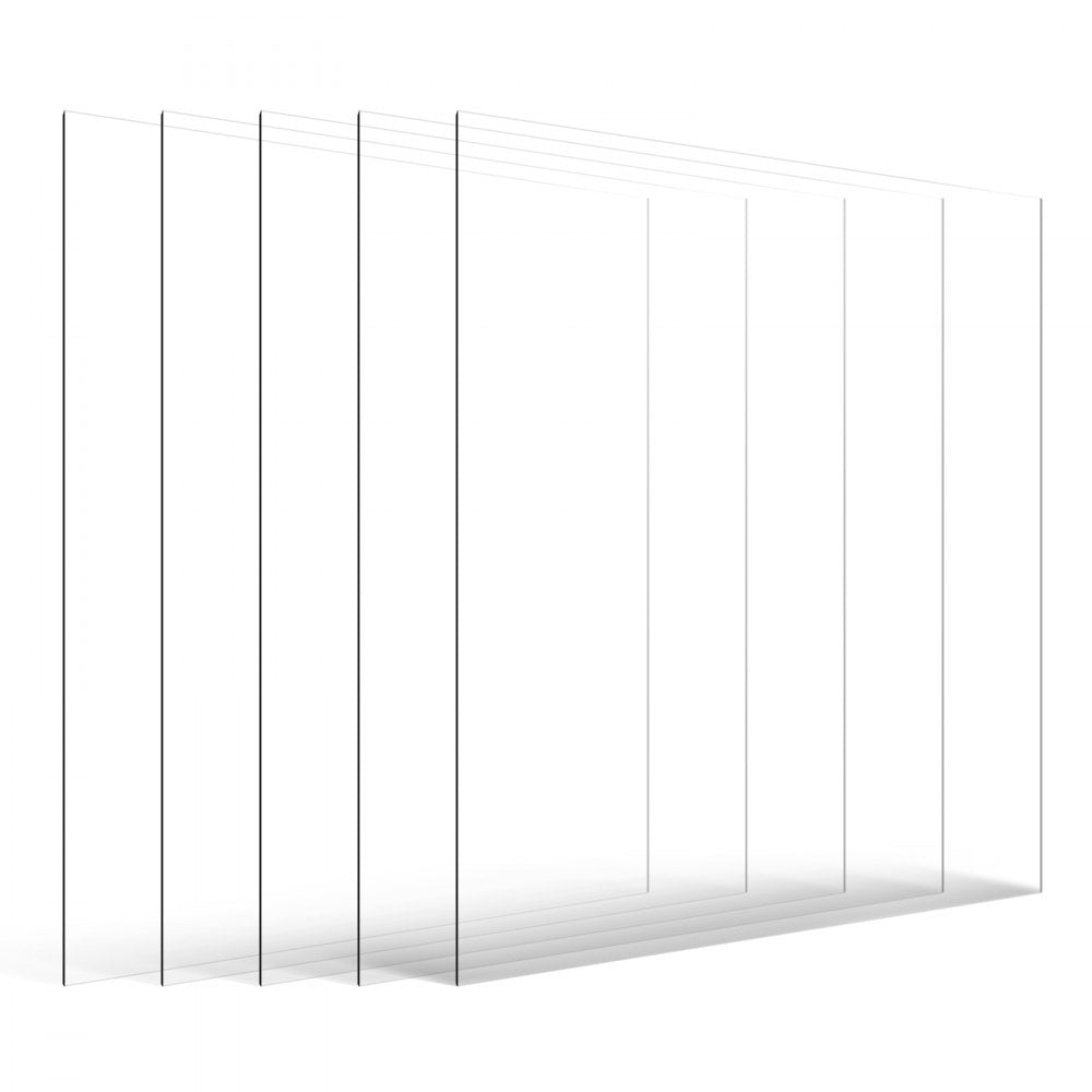 LX-PET-24*36 - 24x36 Inch Clear PET Plastic Sheets, 5-Pack for DIY Projects