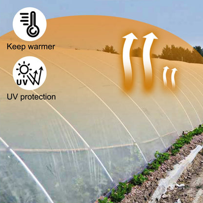 010613893581 - 20' x 28' Greenhouse Film, 6 Mil Thickness, UV Resistant
