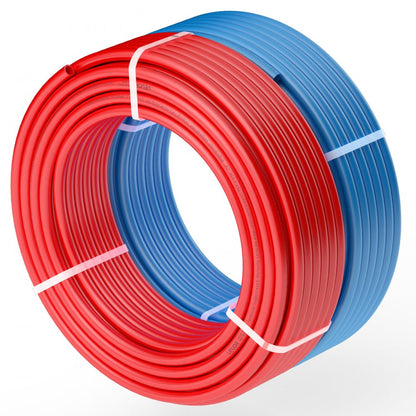 P128-7-100RB - 1/2 Inch Durable PEX Pipe, 2 Rolls of 100 Feet