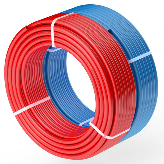 P128-7-100RB - 1/2 Inch Durable PEX Pipe, 2 Rolls of 100 Feet
