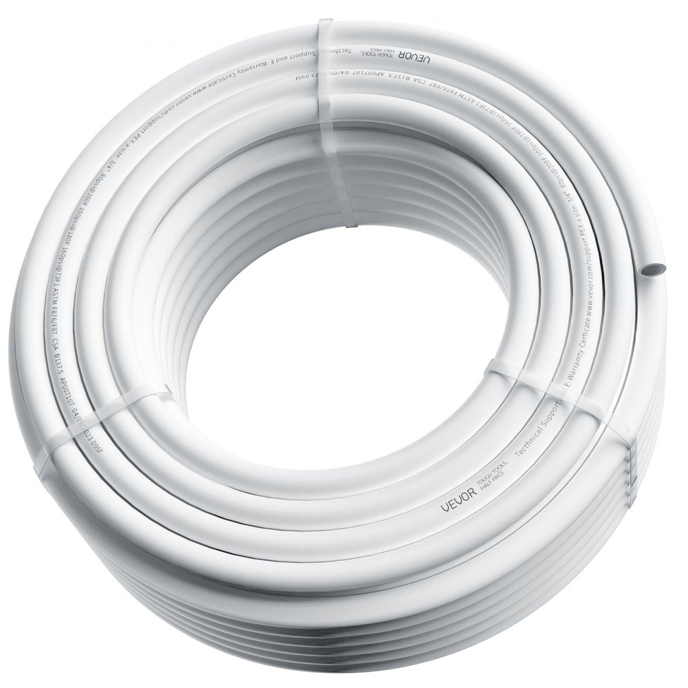 P128-13-100W - 3/4 Inch Flexible PEX Pipe, 100 Feet for Plumbing Use