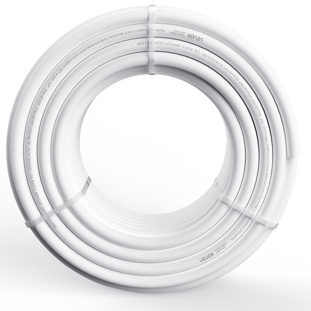 P128-13-100W - 3/4 Inch Flexible PEX Pipe, 100 Feet for Plumbing Use