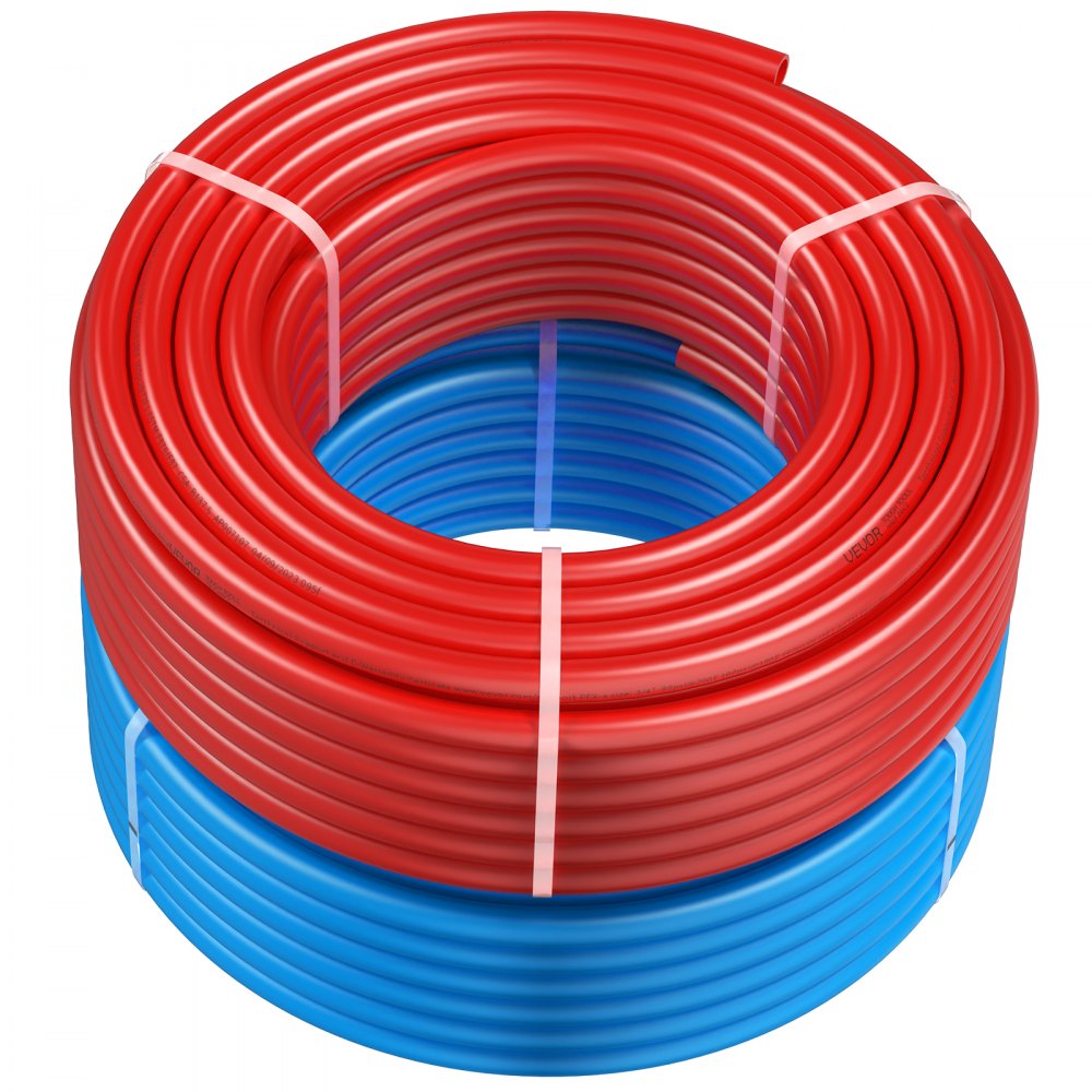 P128-13-100RB - 3/4" PEX Pipe, 200 ft Durable & Flexible Tubing