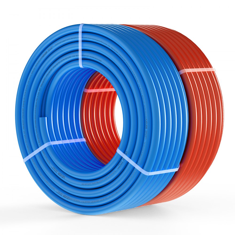 P128-13-100RB - 3/4" PEX Pipe, 200 ft Durable & Flexible Tubing