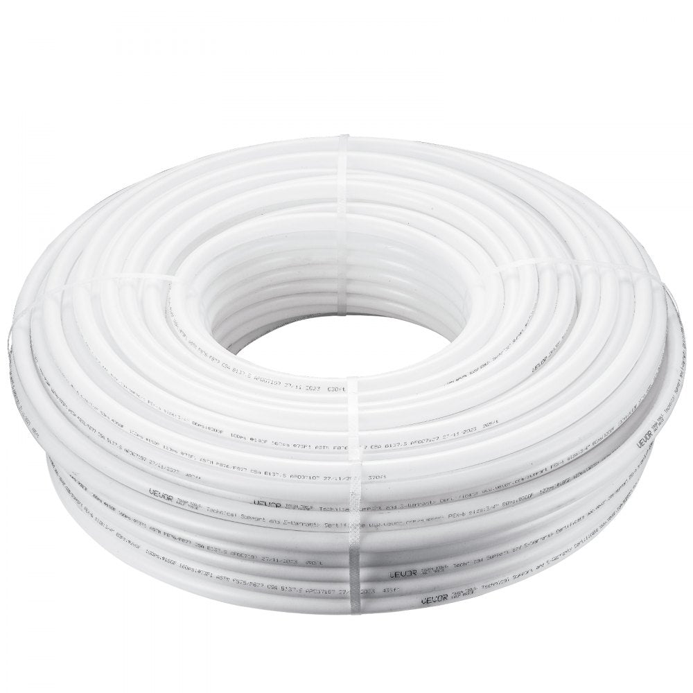 P130-13-500W - Durable 3/4" VEVOR PEX Pipe, 500ft for Hot/Cold Water