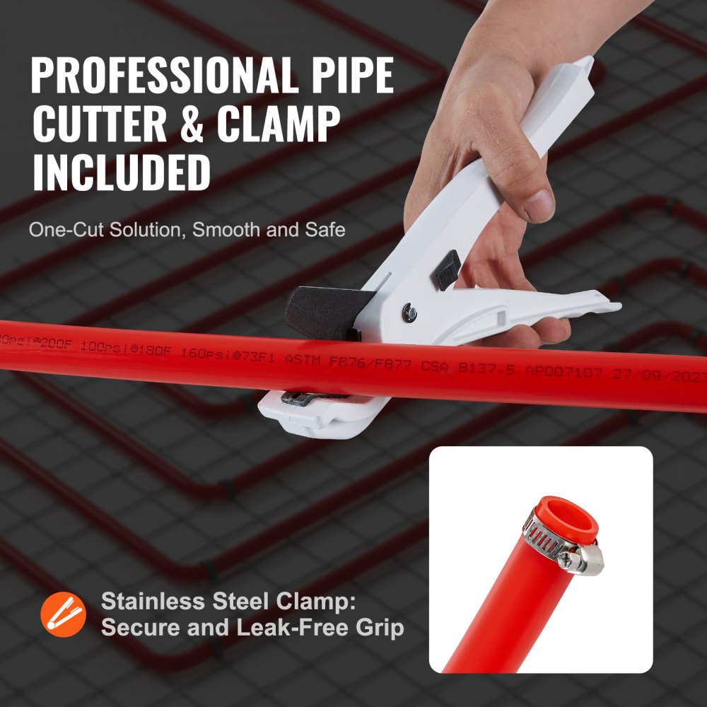 P130-13-100R - 100ft Flexible 3/4" PEX Pipe for Plumbing Solutions