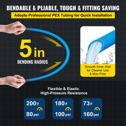010313056708 - 300ft PEX-B Tubing for Hot/Cold Water Plumbing