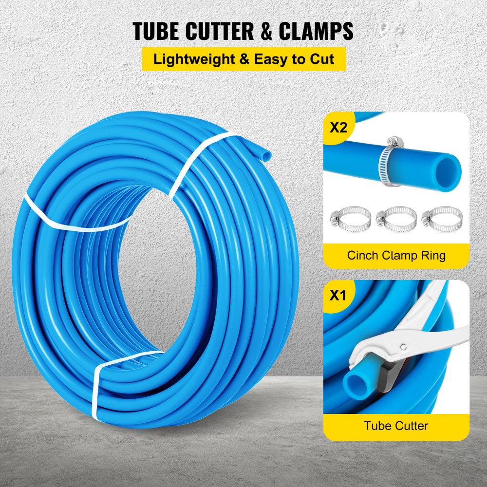 010313056708 - 300ft PEX-B Tubing for Hot/Cold Water Plumbing
