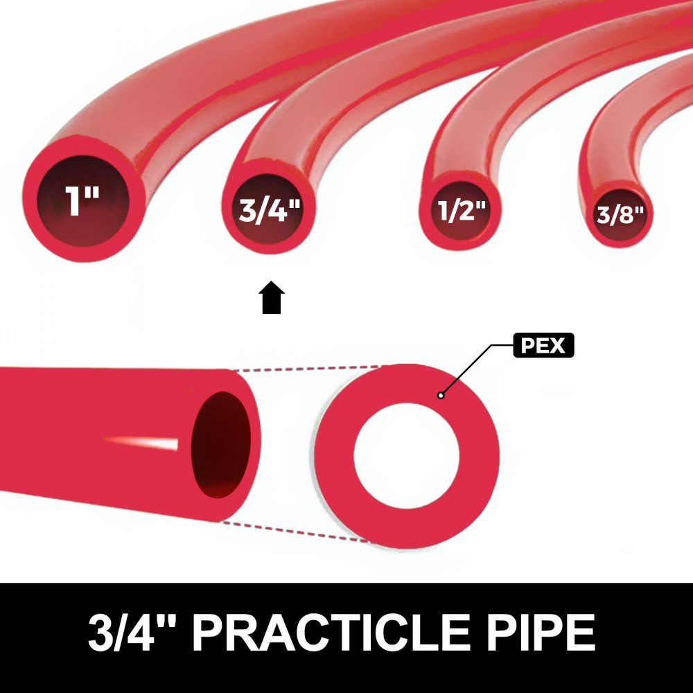 010774010230 - 300ft Flexible PEX Tubing for Plumbing & Heating Applications