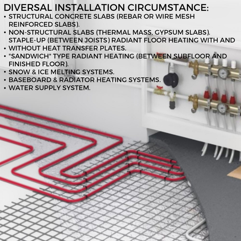 010774010230 - 300ft Flexible PEX Tubing for Plumbing & Heating Applications