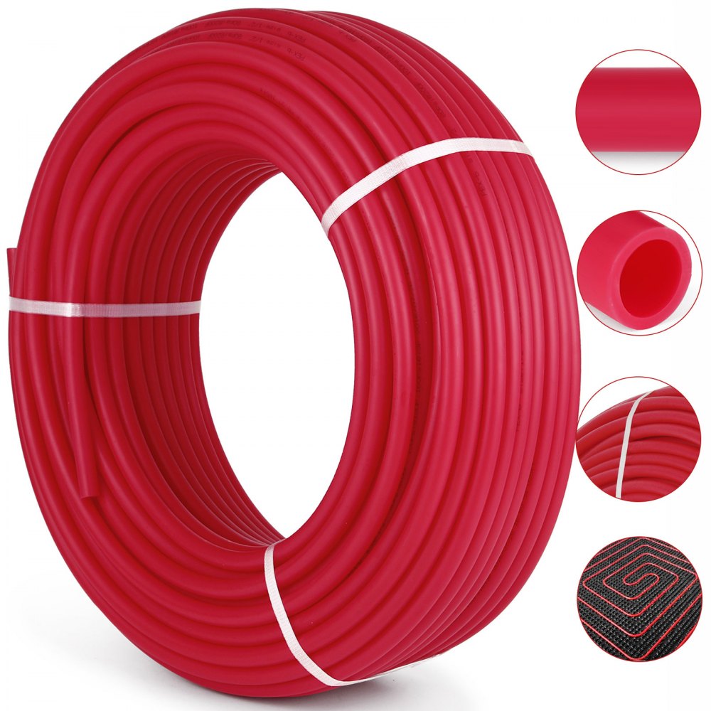 010910859457 - 500ft Flexible PEX Tubing with Oxygen Barrier for Plumbing