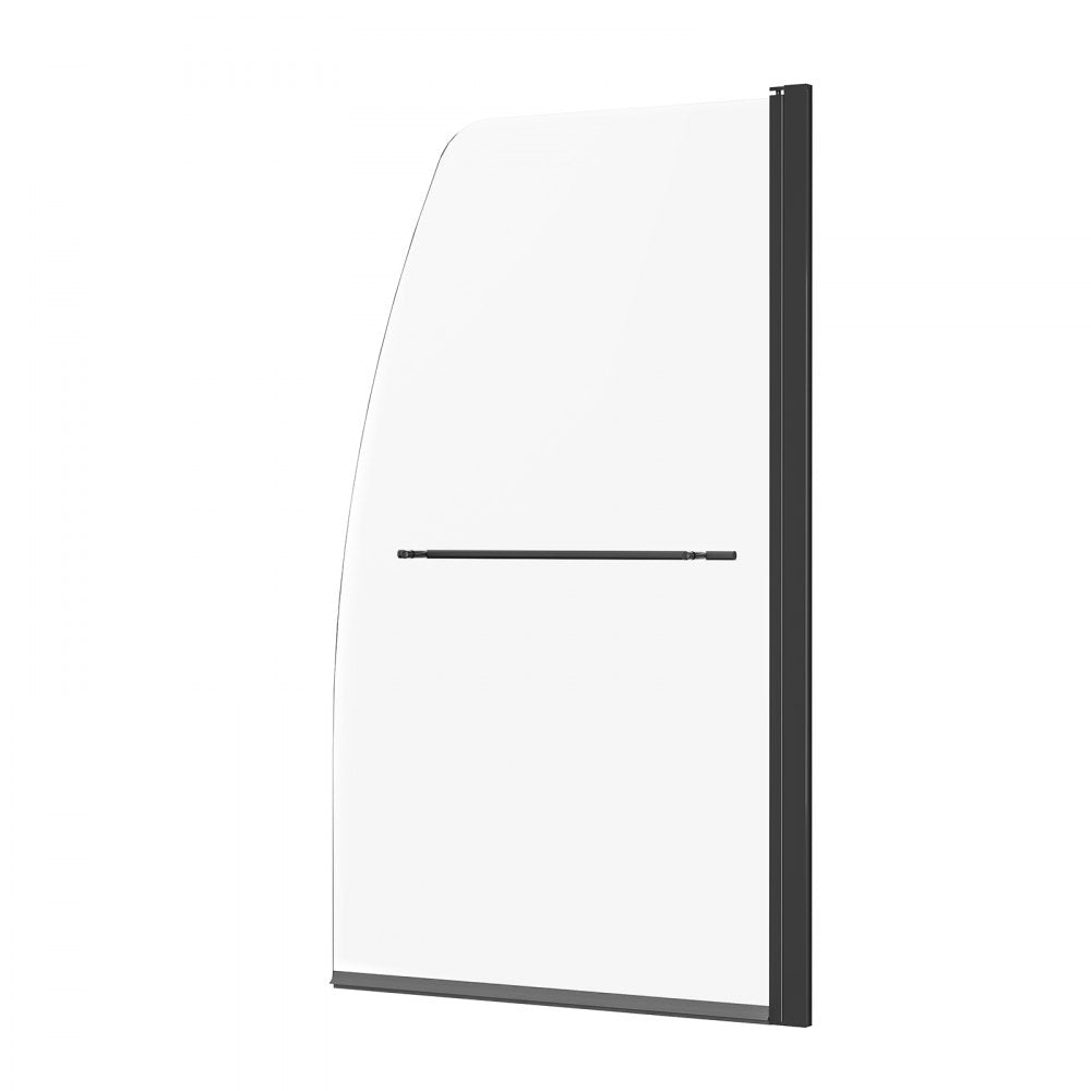 CNH-YP-P711 - 34" Frameless Shower Door with Shatterproof Glass and Easy Clean