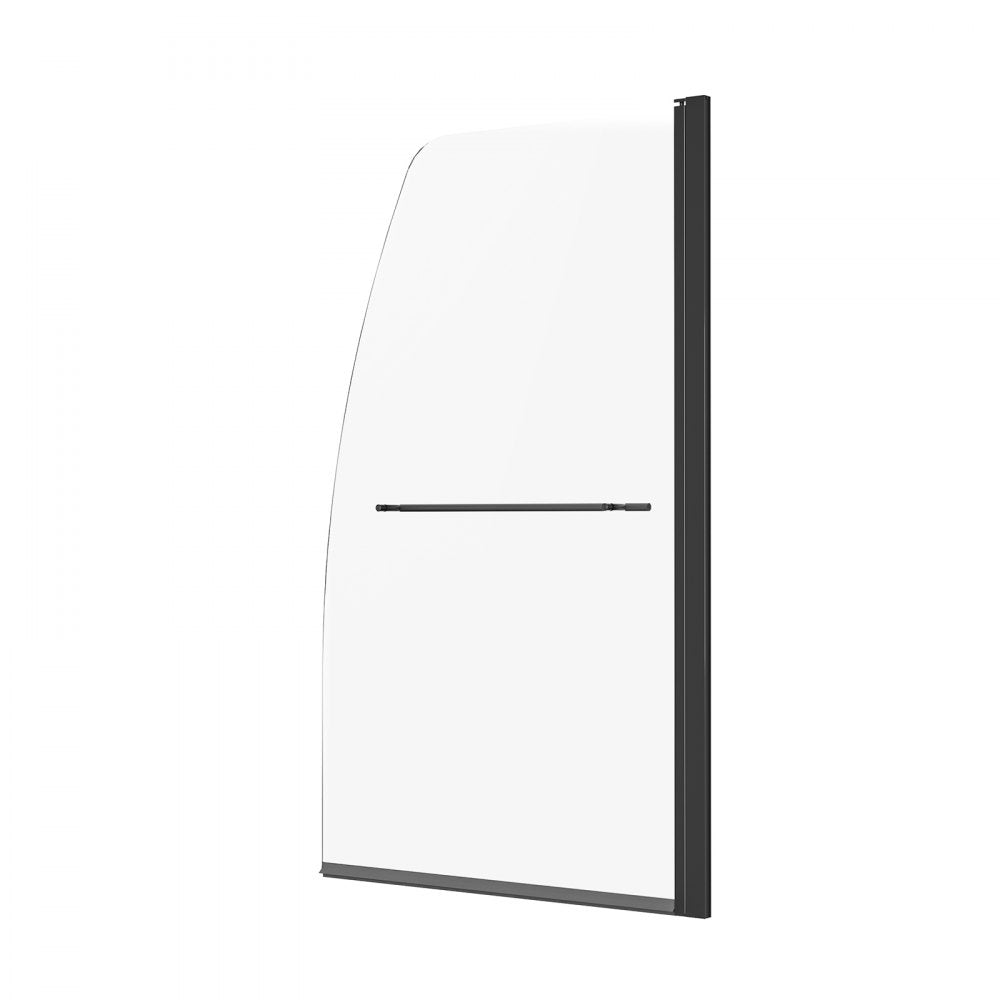 CNH-YP-P711 - 34" Frameless Shower Door with Shatterproof Glass and Easy Clean
