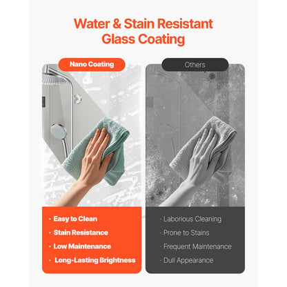 CNH-YP-B733 - Modern 51" W x 56" H Shower Door for Elegant Bathrooms