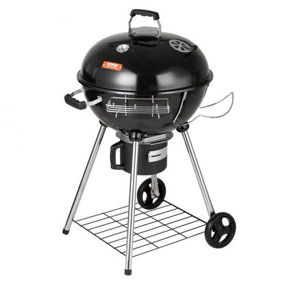 KY22022C - Durable 22" Charcoal Kettle Grill for Perfect BBQs