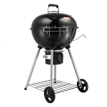 KY22022C - Durable 22" Charcoal Kettle Grill for Perfect BBQs