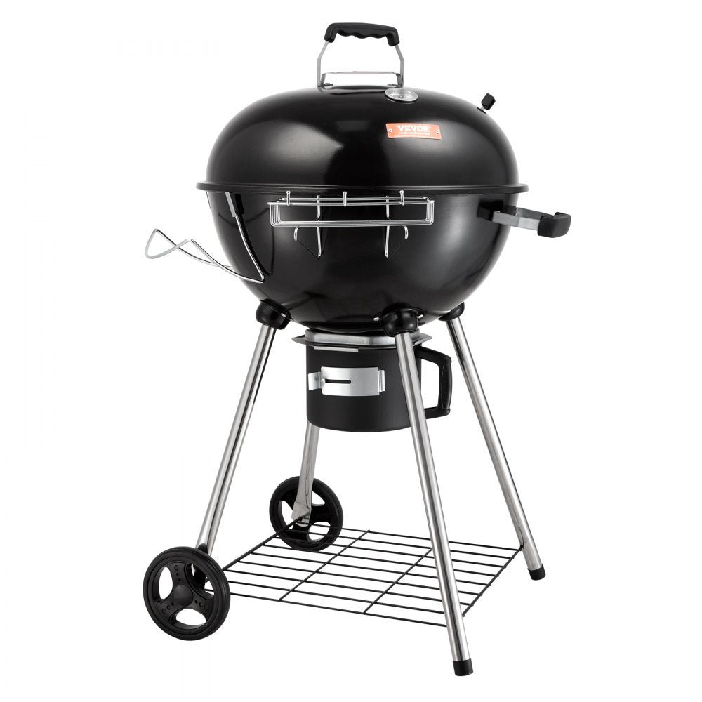 KY22022C - Durable 22" Charcoal Kettle Grill for Perfect BBQs