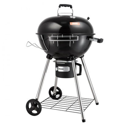 KY22022C - Durable 22" Charcoal Kettle Grill for Perfect BBQs