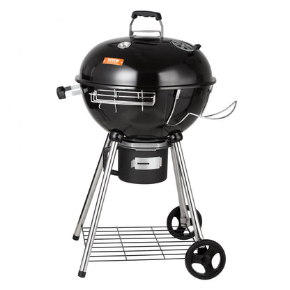 KY22022C - Durable 22" Charcoal Kettle Grill for Perfect BBQs
