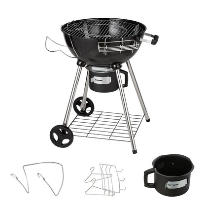 KY22022C - Durable 22" Charcoal Kettle Grill for Perfect BBQs