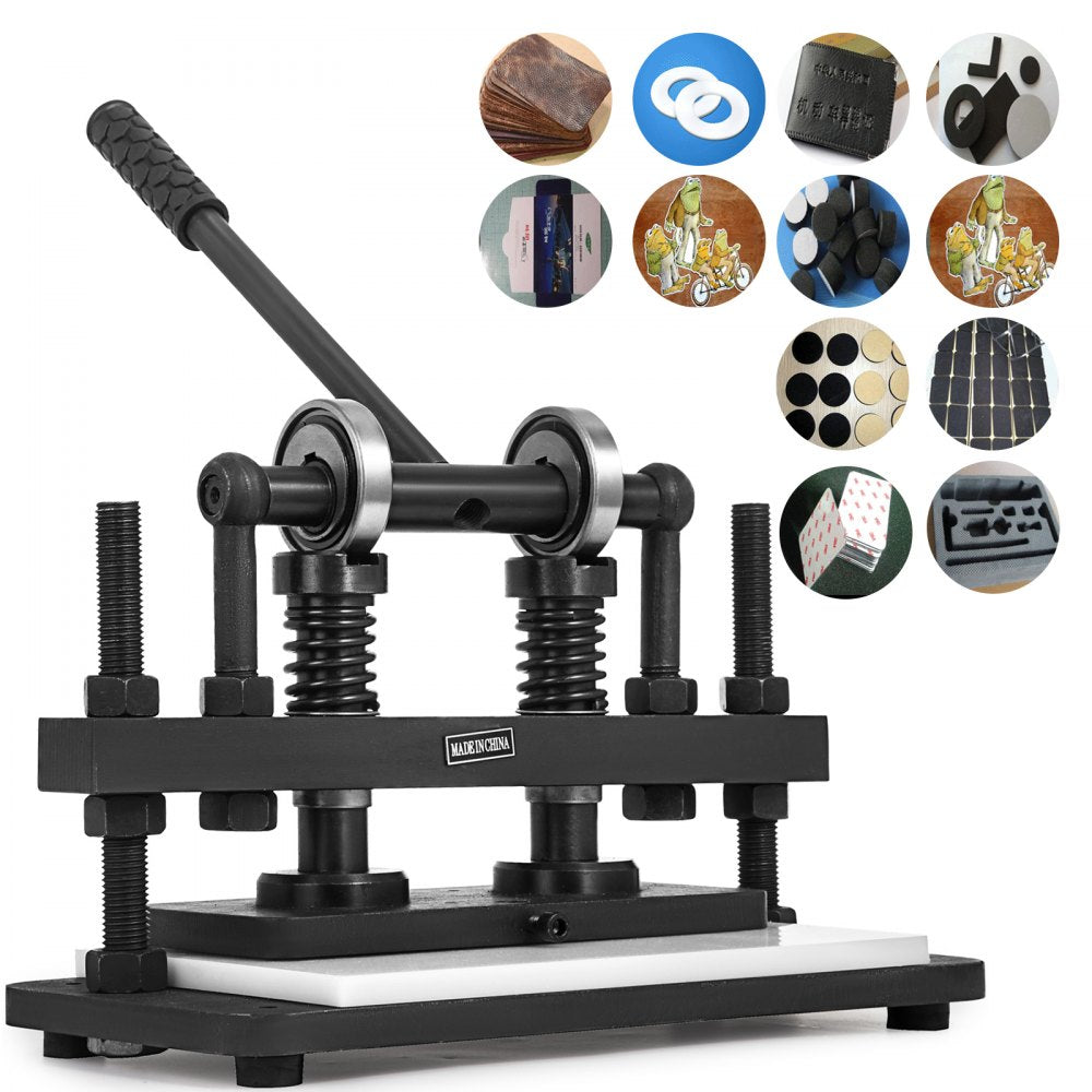 010734089136 - 1.5 Ton VEVOR Leather Cutting Machine with Adjustable Height
